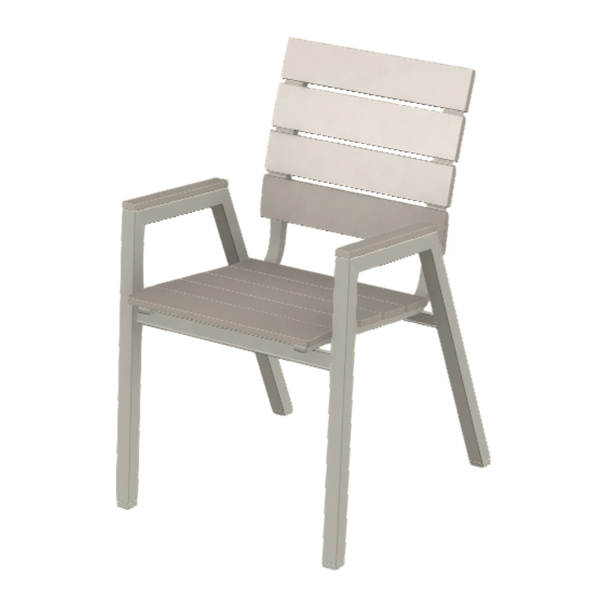 Bazza Bistro Chair — Warm Grey PC