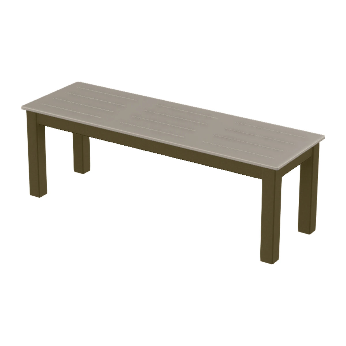 Bazza 54" Flat Bench — Beachwood PC