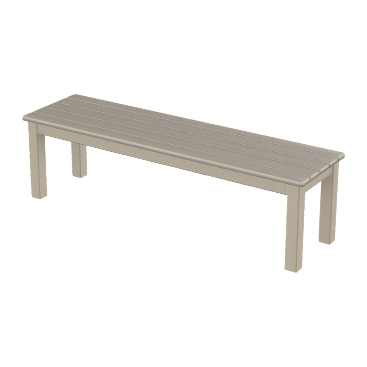 Bazza 64" Flat Bench — Desert Sand PC