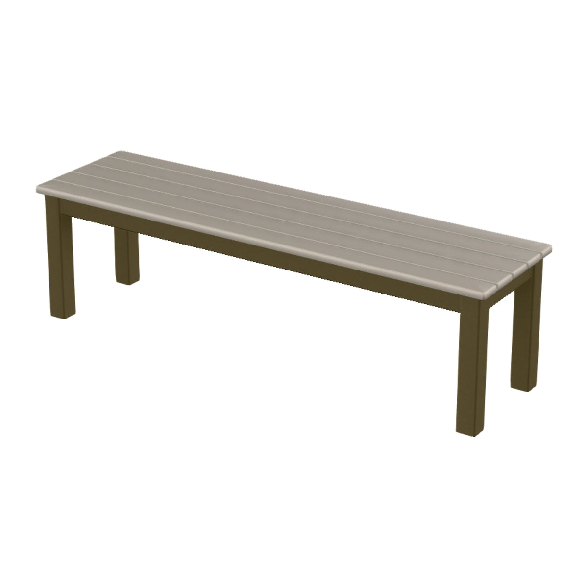 Bazza 64" Flat Bench — Beachwood PC