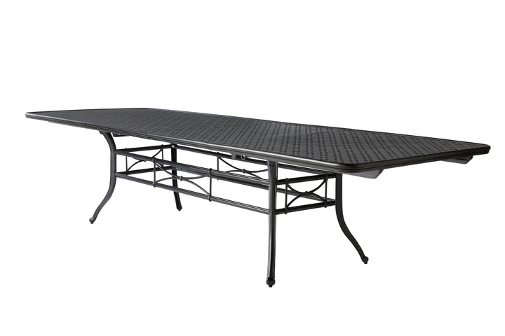 Napa Rectangular Extension Umbrella Dining Table