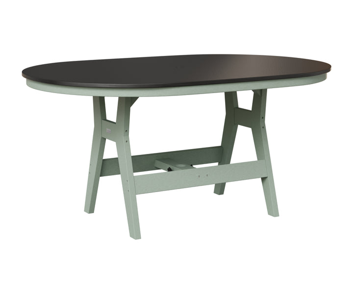 Harbor 44" x 64" Oblong Table - Hammered Top - Counter Height