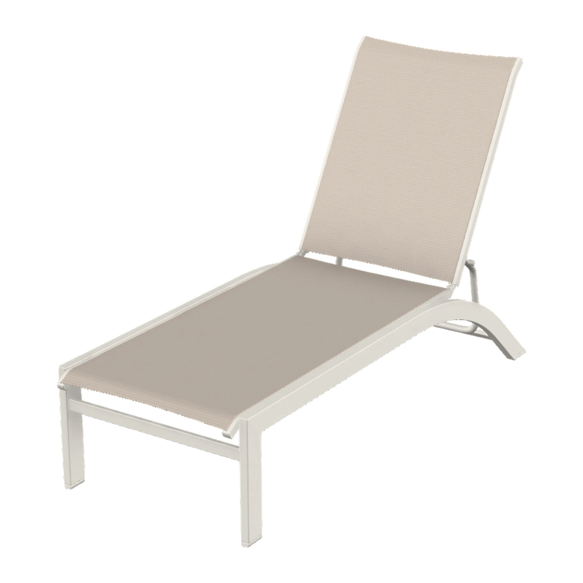 Kendall Sling Armless Chaise — Snow PC