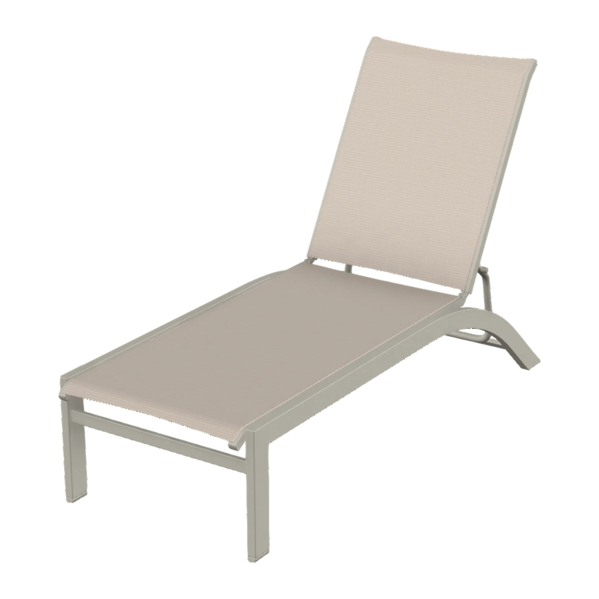 Kendall Sling Armless Chaise — Warm Grey PC