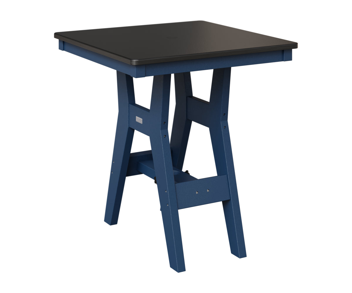 Harbor 28" Square Table - Hammered Top - Dining Height