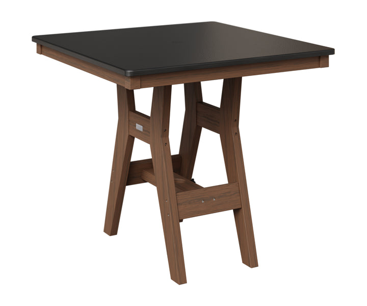 Harbor 33" Square Table - Hammered Top - Dining Height