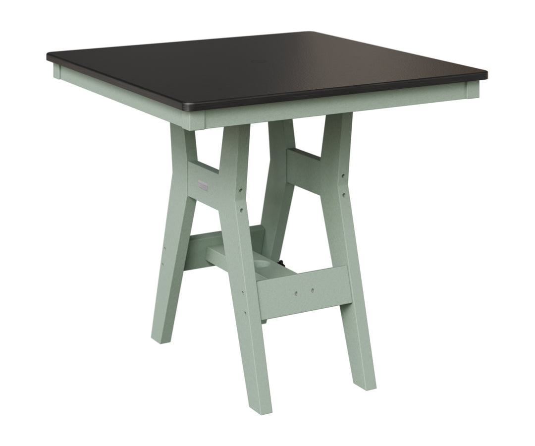 Harbor 33" Square Table - Hammered Top - Bar Height