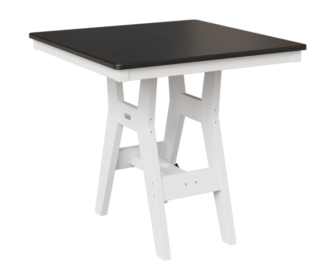 Harbor 33" Square Table - Hammered Top - Counter Height