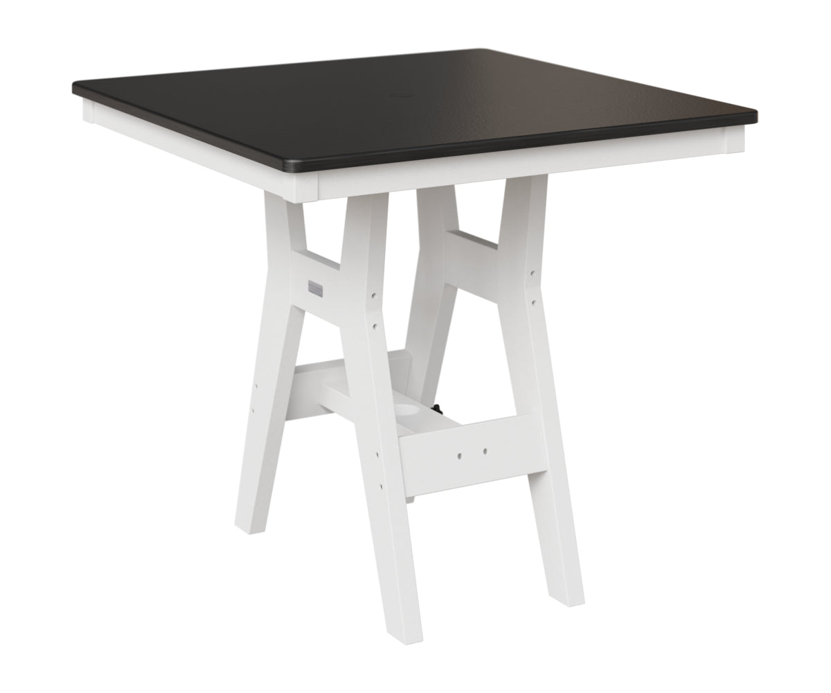 Harbor 33" Square Table - Hammered Top - Counter Height