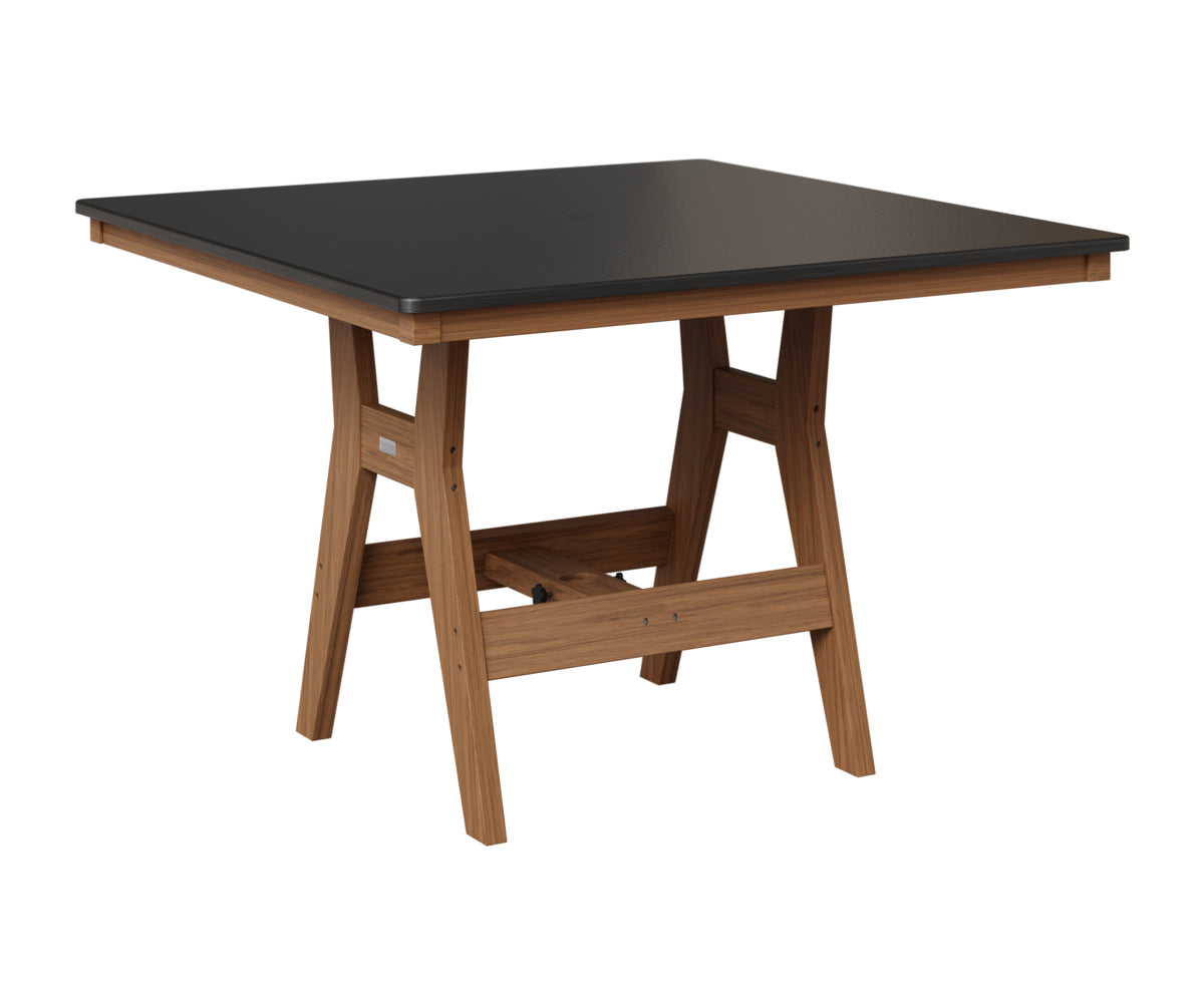 Harbor 44" Square Table - Hammered Top - Dining Height