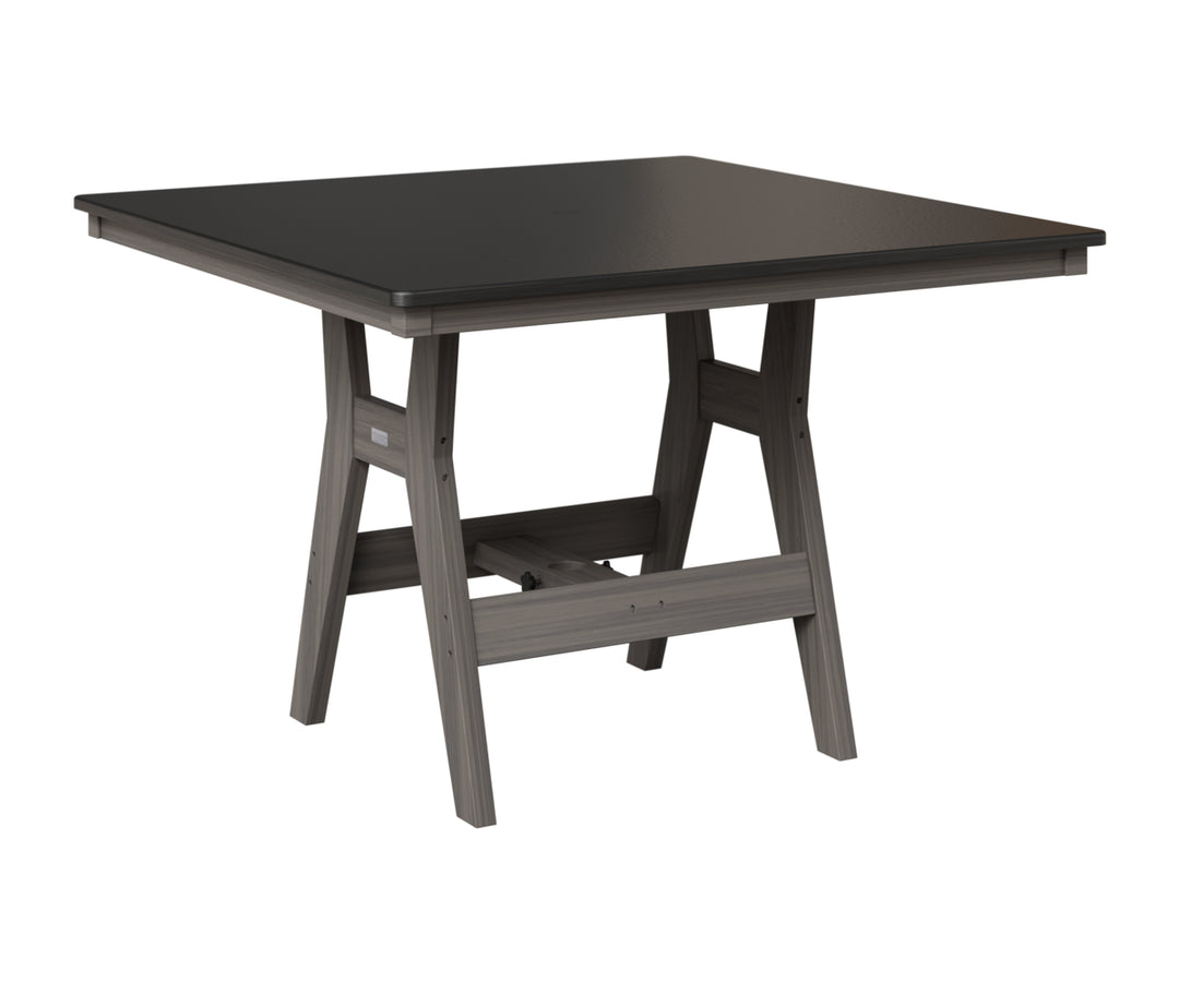 Harbor 44" Square Table - Hammered Top - Dining Height