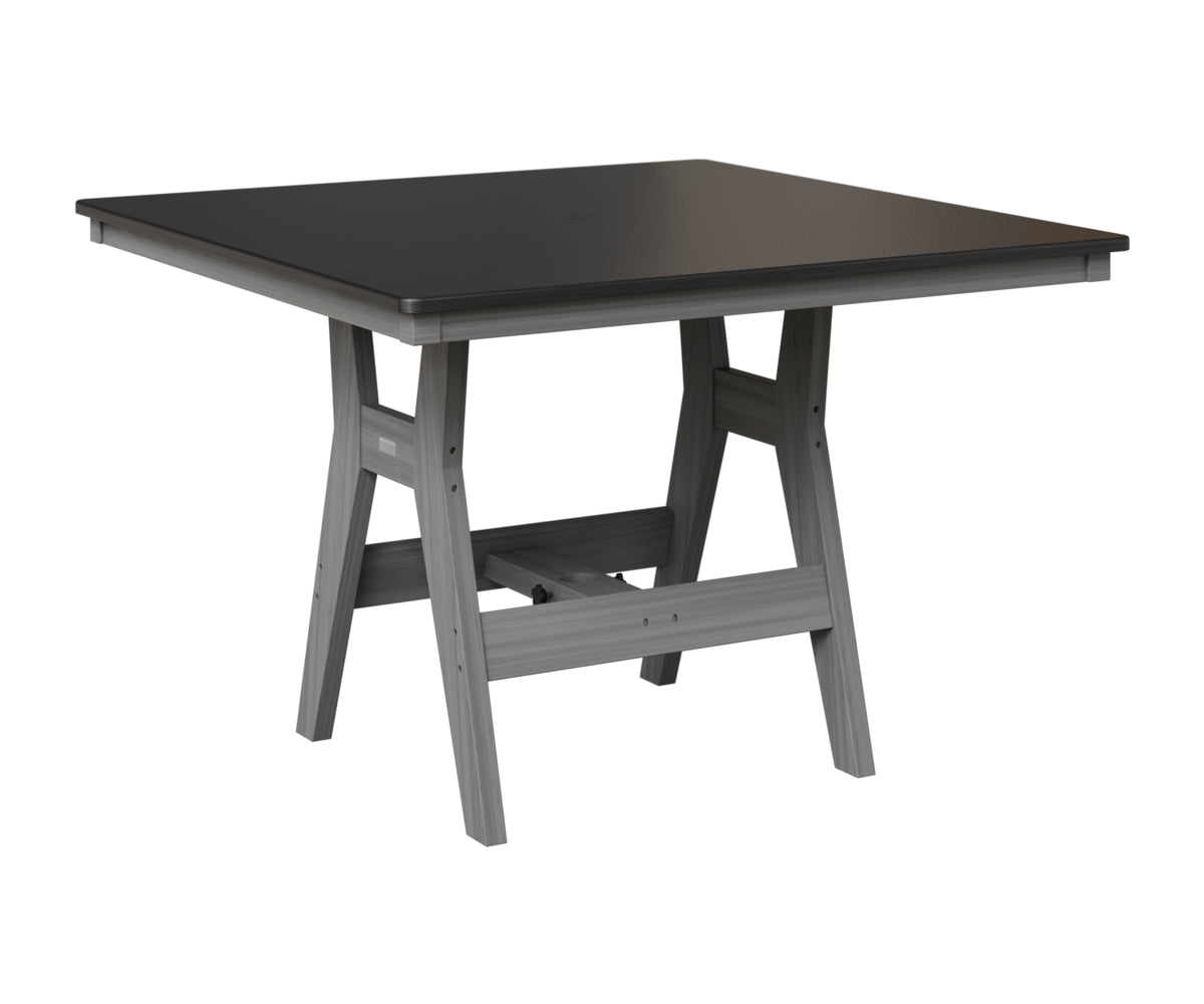 Harbor 44" Square Table - Hammered Top - Counter Height