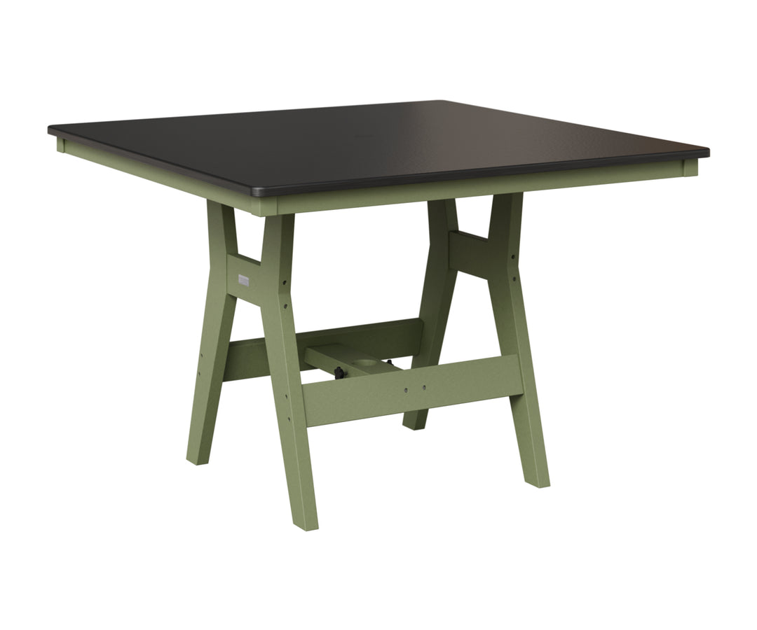 Harbor 44" Square Table - Hammered Top - Dining Height