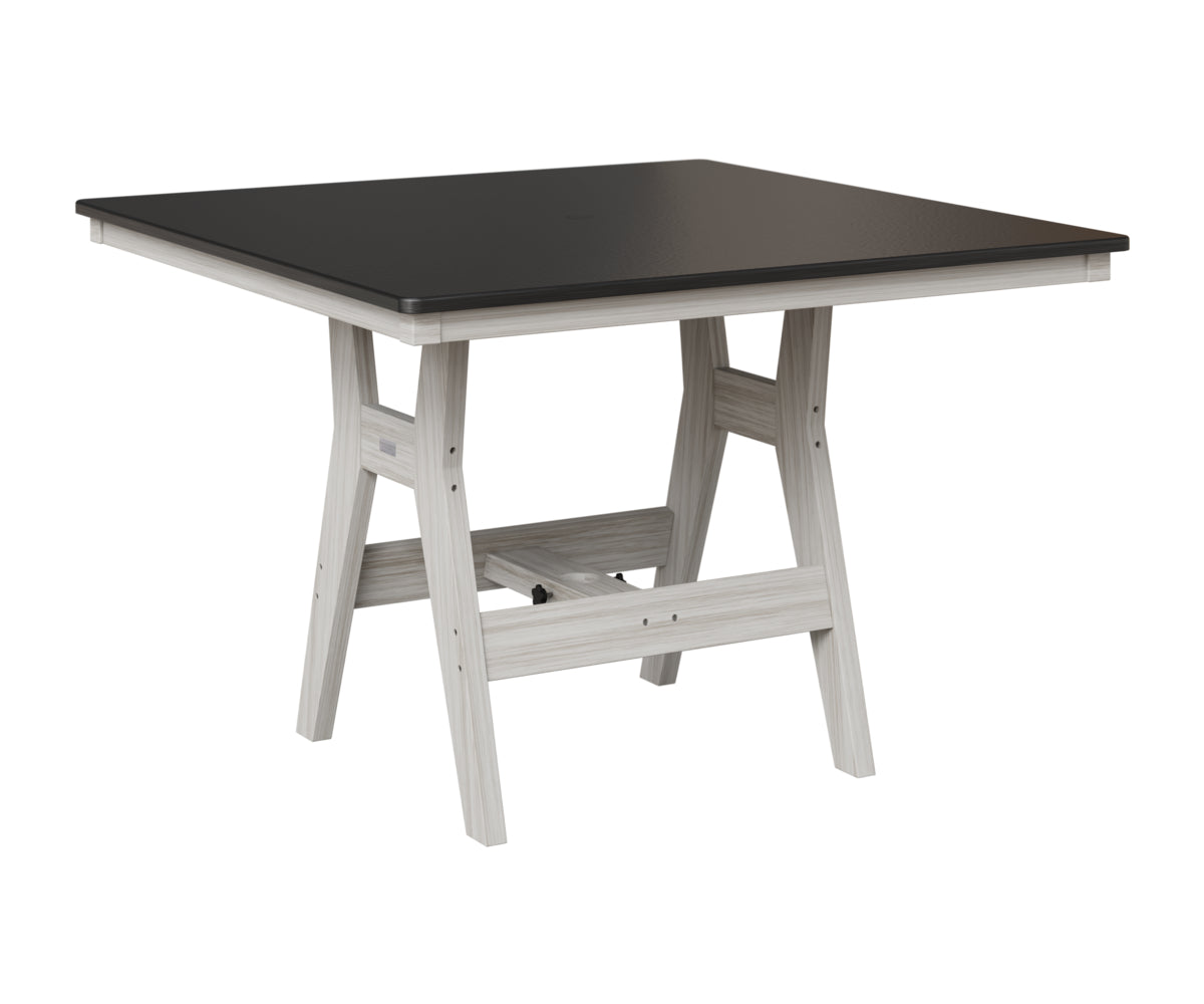 Harbor 44" Square Table - Hammered Top - Counter Height