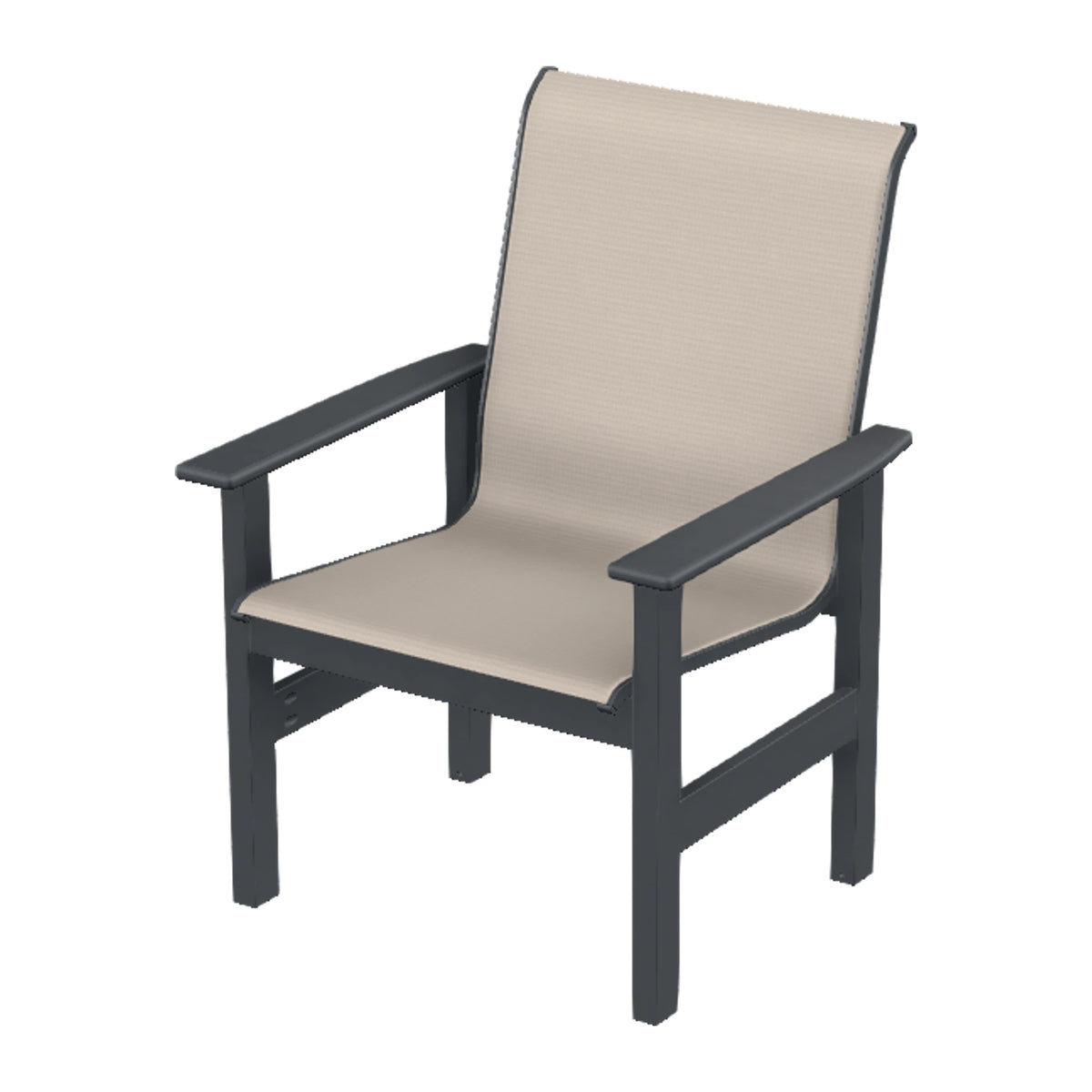 Leeward Sling Armchair — Classic Graphite MGP / Match Finish