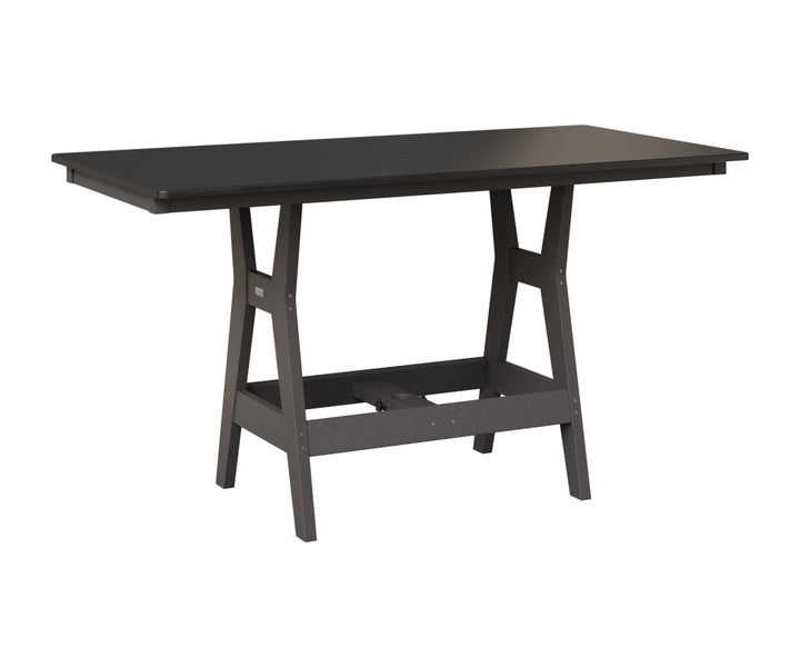 Harbor 33" x 66" Rectangular Table - Hammered Top - Counter Height