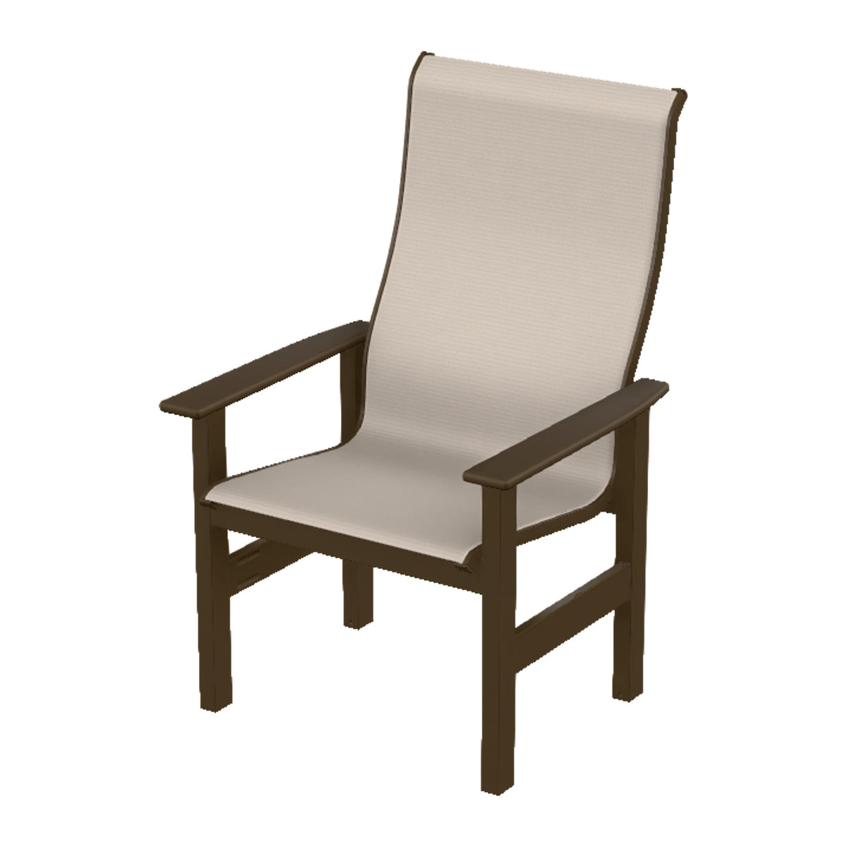 Leeward Sling Supreme Height Armchair — Kona MGP / Match Finish