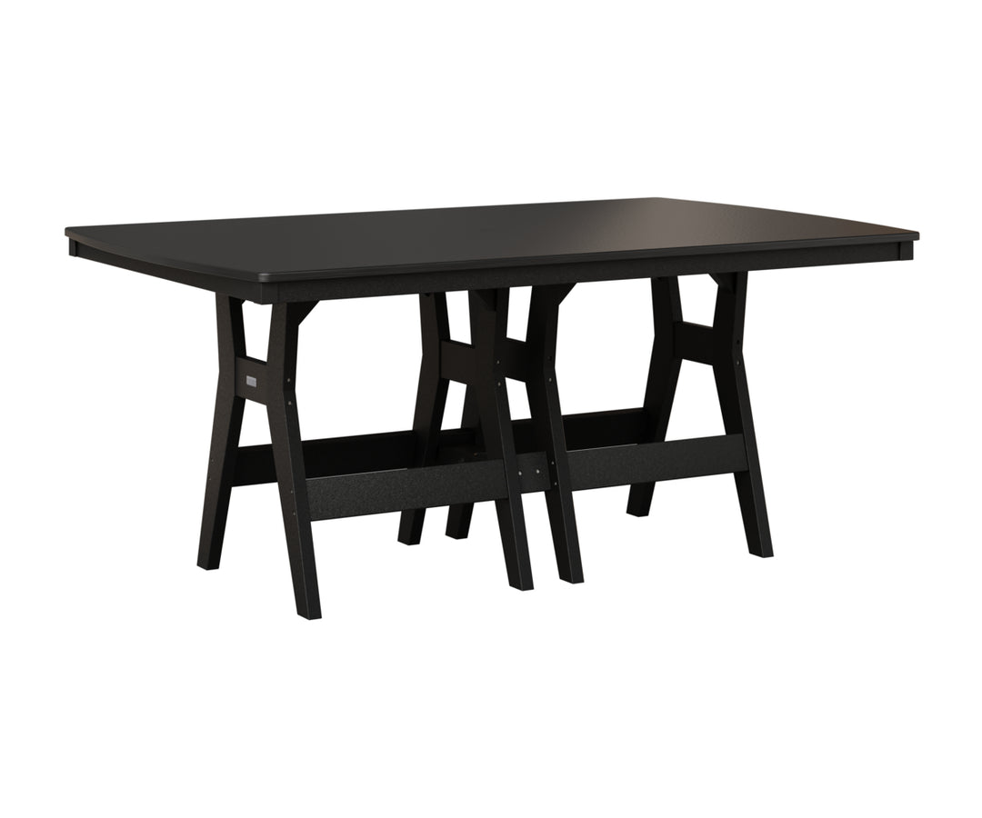 Harbor 44" x 72" Rectangular Table - Hammered Top - Dining Height
