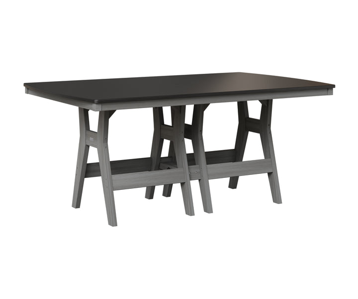 Harbor 44" x 72" Rectangular Table - Hammered Top - Bar Height