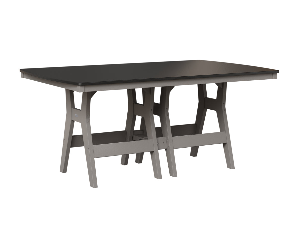 Harbor 44" x 72" Rectangular Table - Hammered Top - Dining Height