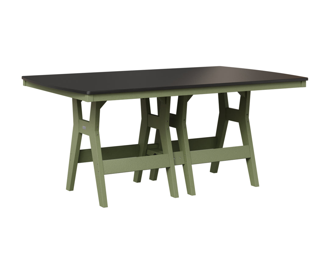 Harbor 44" x 72" Rectangular Table - Hammered Top - Dining Height