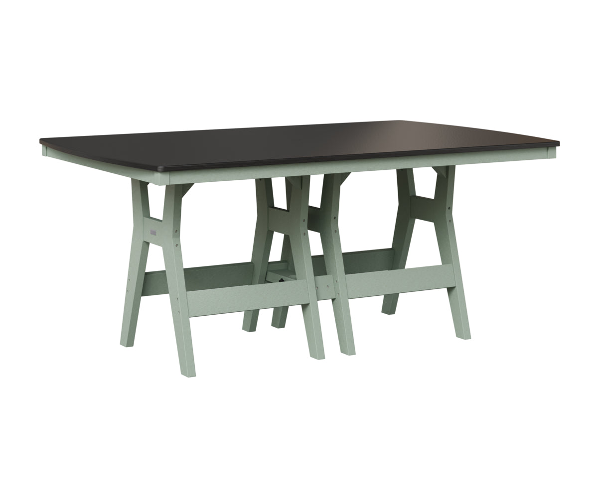 Harbor 44" x 72" Rectangular Table - Hammered Top - Dining Height