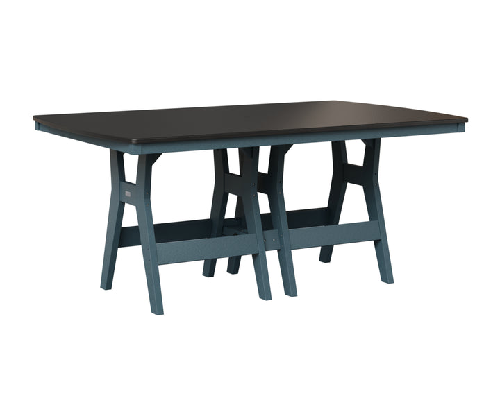 Harbor 44" x 72" Rectangular Table - Hammered Top - Counter Height