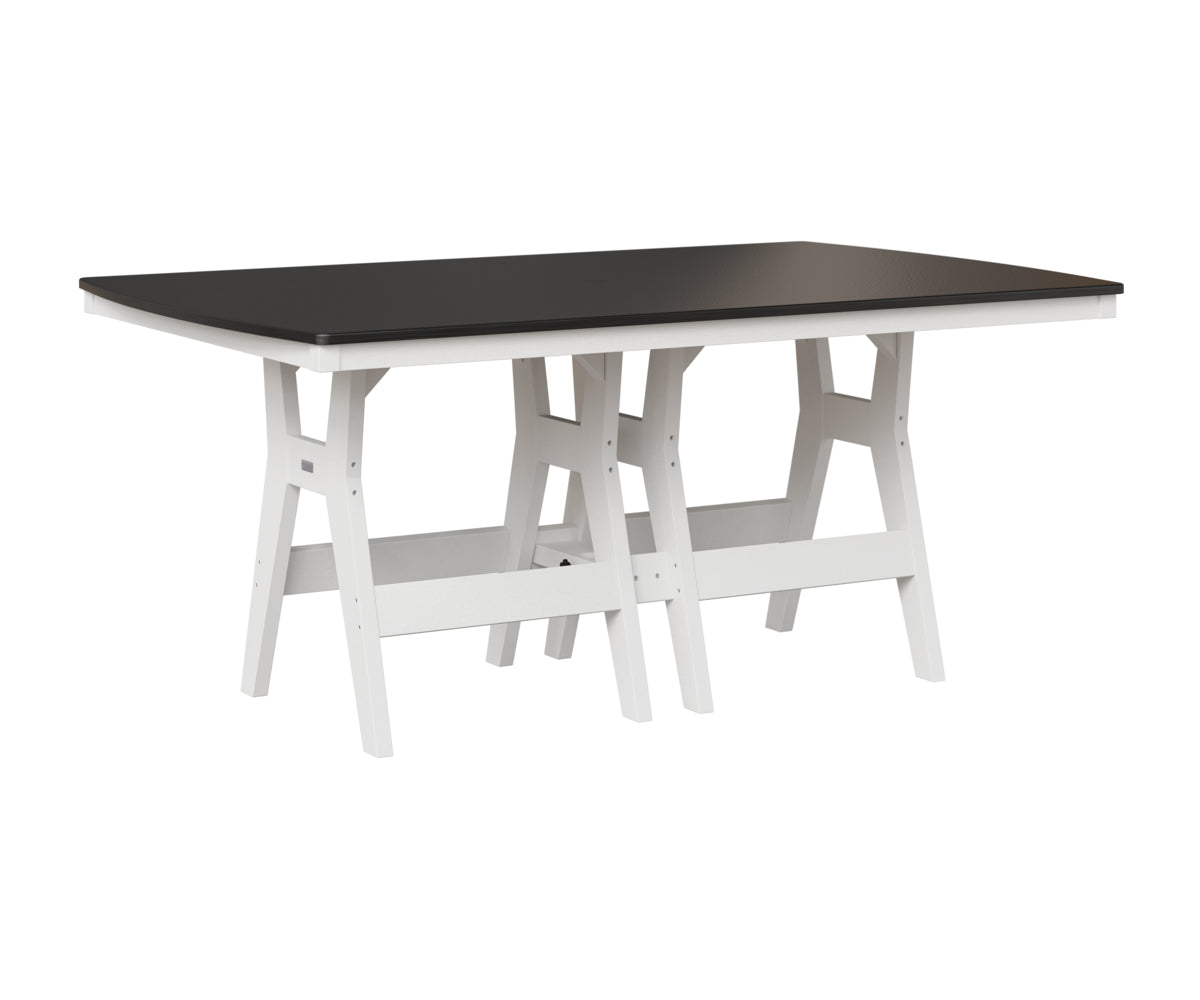 Harbor 44" x 72" Rectangular Table - Hammered Top - Bar Height