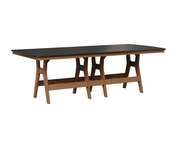 Harbor 44" x 96" Rectangular Table - Hammered Top - Bar Height