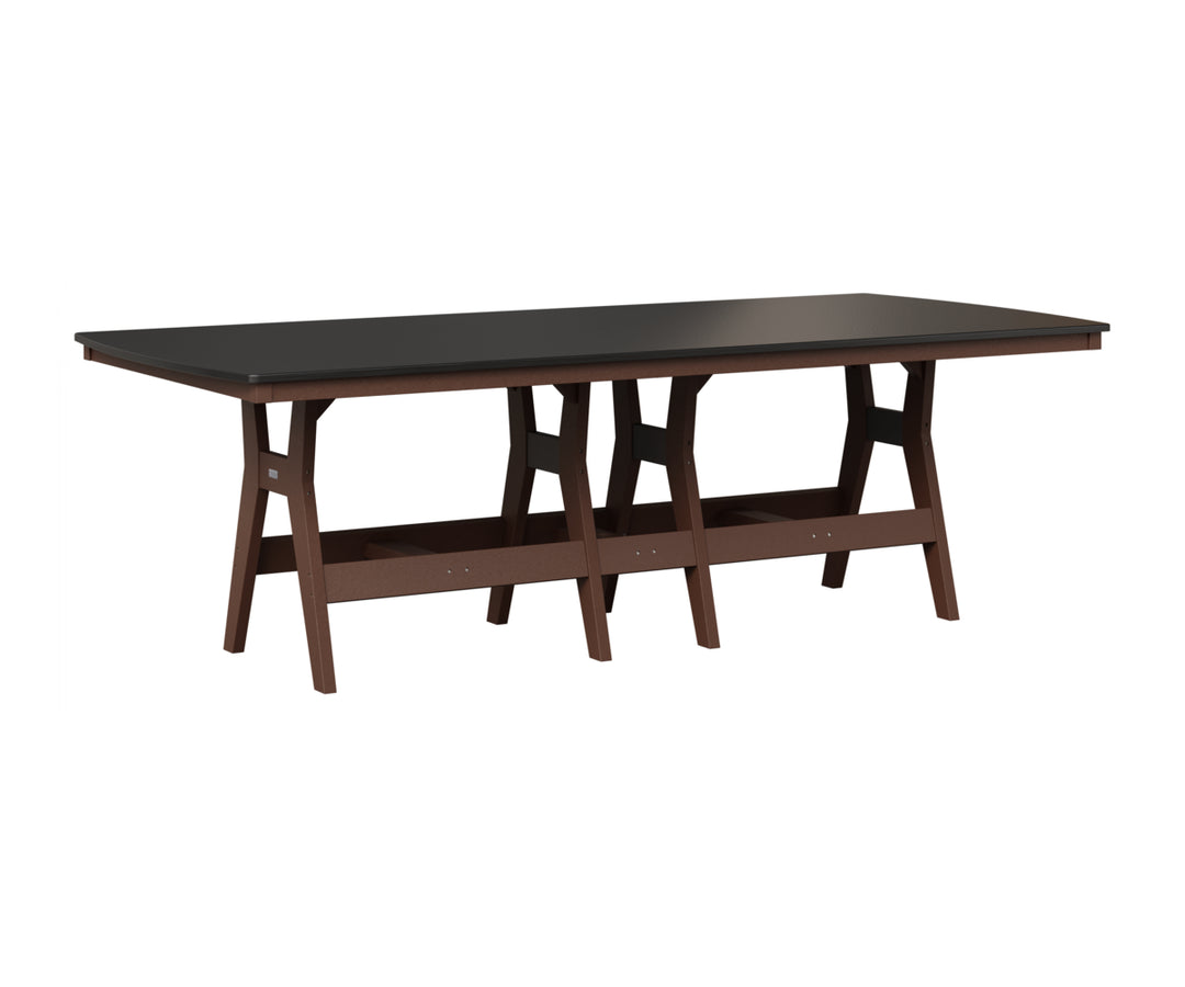Harbor 44" x 96" Rectangular Table - Hammered Top - Dining Height