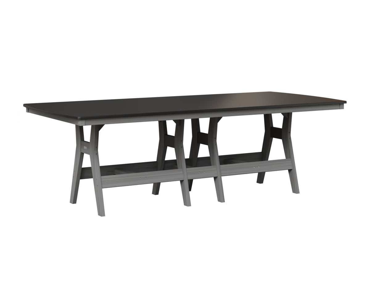 Harbor 44" x 96" Rectangular Table - Hammered Top - Bar Height