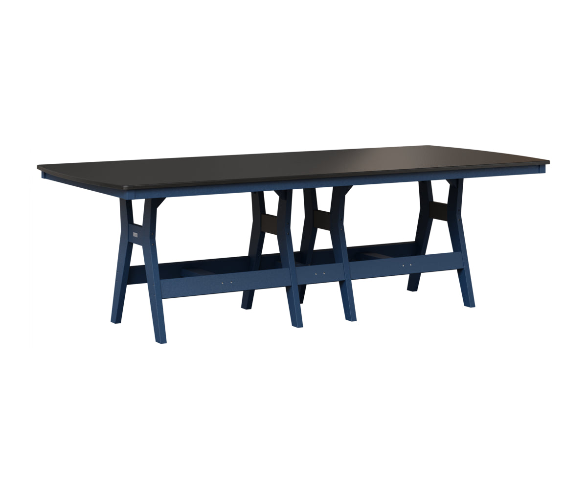 Harbor 44" x 96" Rectangular Table - Hammered Top - Dining Height