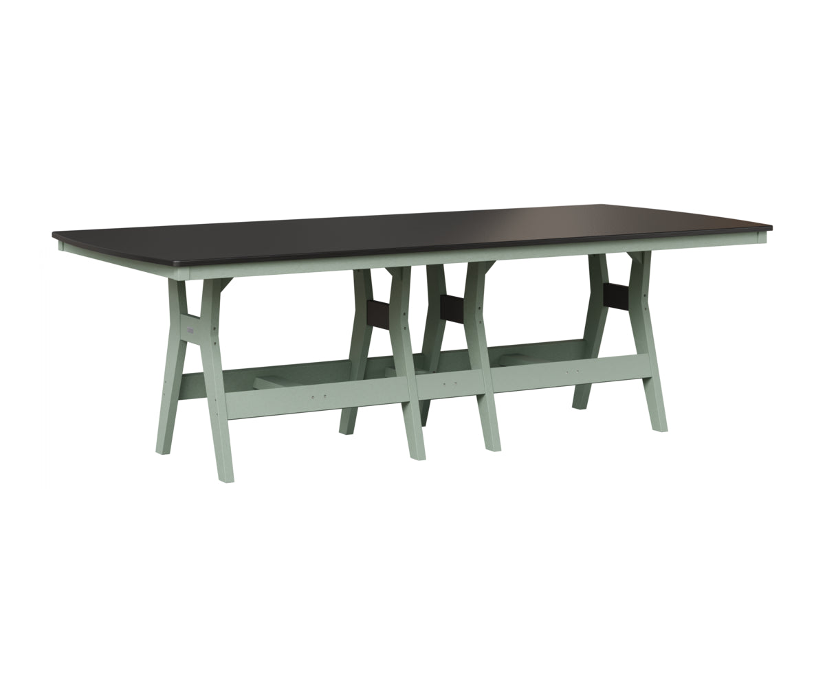 Harbor 44" x 96" Rectangular Table - Hammered Top - Counter Height