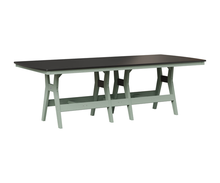 Harbor 44" x 96" Rectangular Table - Hammered Top - Counter Height