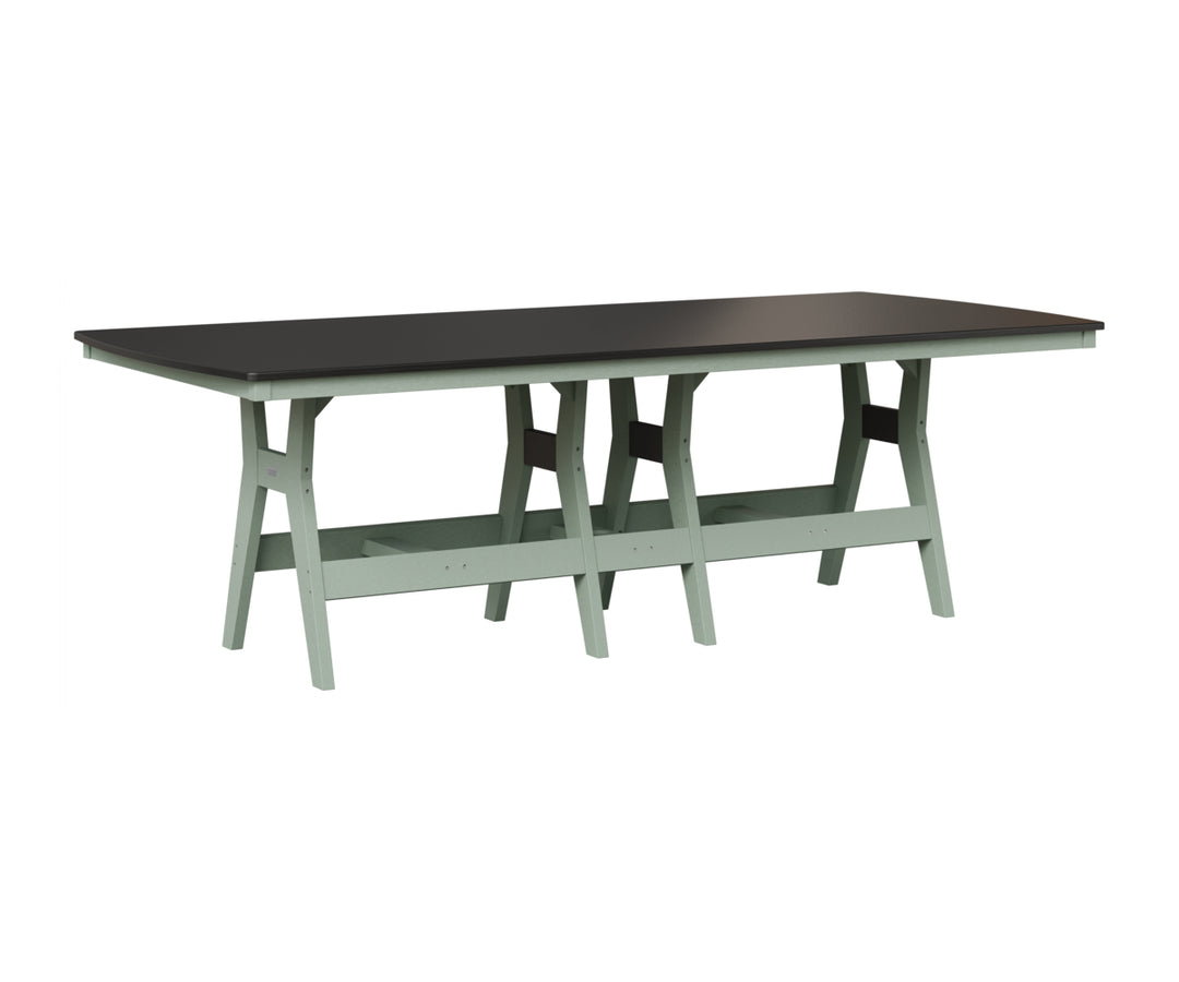 Harbor 44" x 96" Rectangular Table - Hammered Top - Bar Height