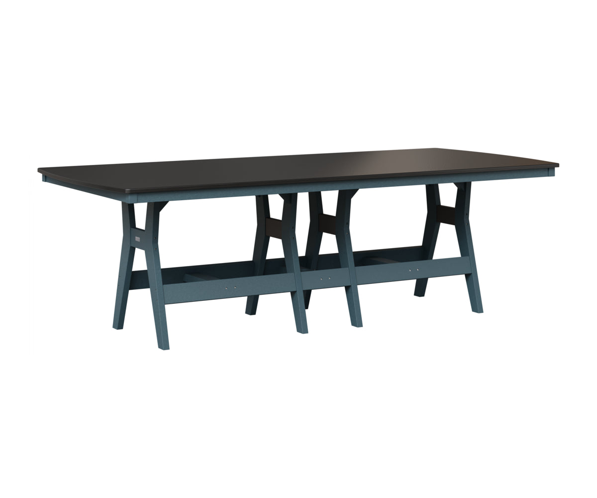 Harbor 44" x 96" Rectangular Table - Hammered Top - Dining Height