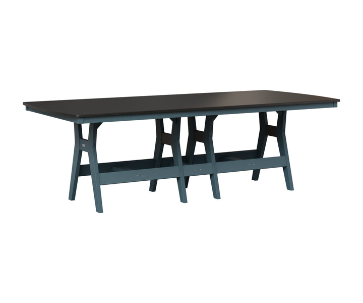 Harbor 44" x 96" Rectangular Table - Hammered Top - Bar Height