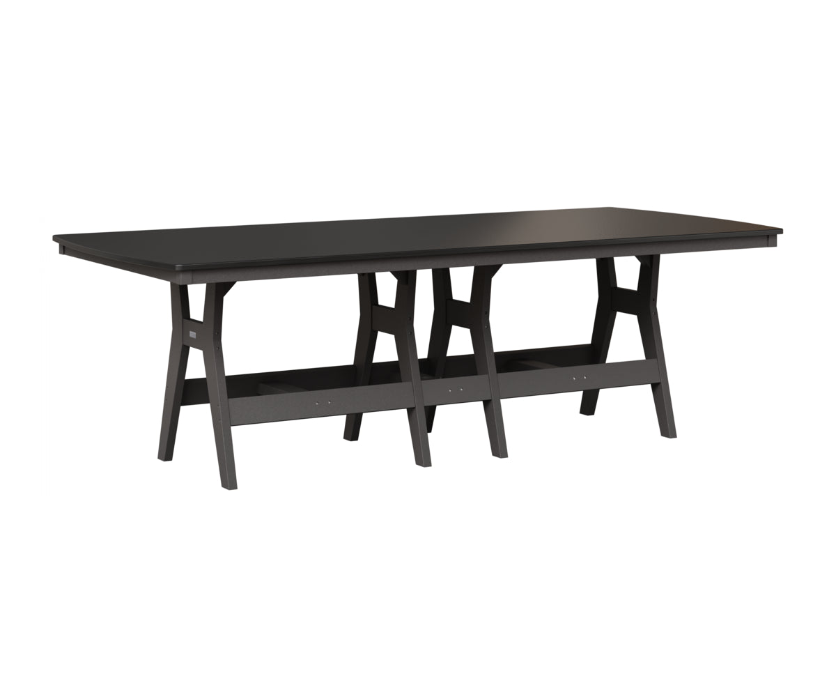 Harbor 44" x 96" Rectangular Table - Hammered Top - Bar Height