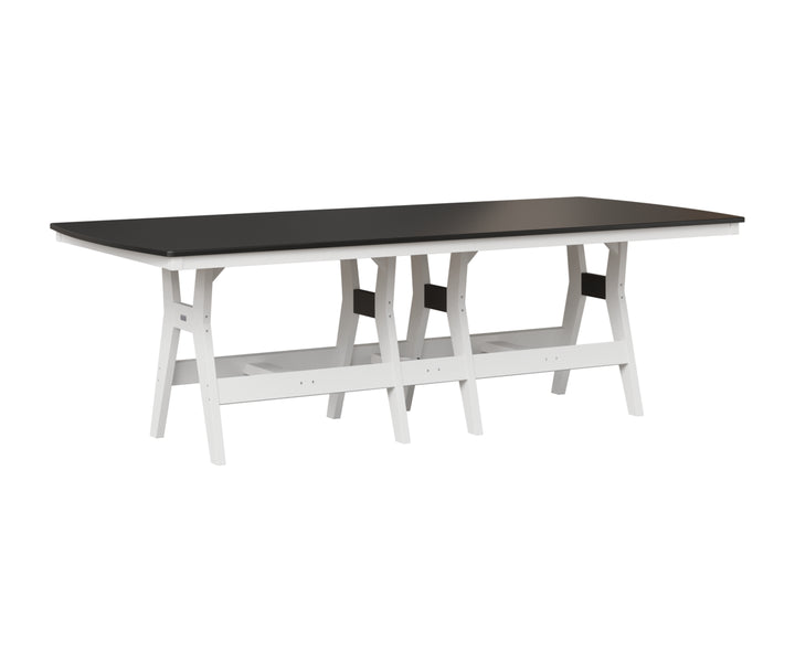Harbor 44" x 96" Rectangular Table - Hammered Top - Bar Height