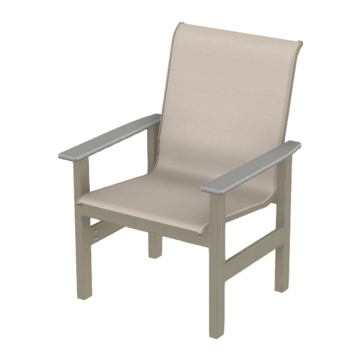 Leeward Sling Armchair — Storm MGP / Cape Grey Accents