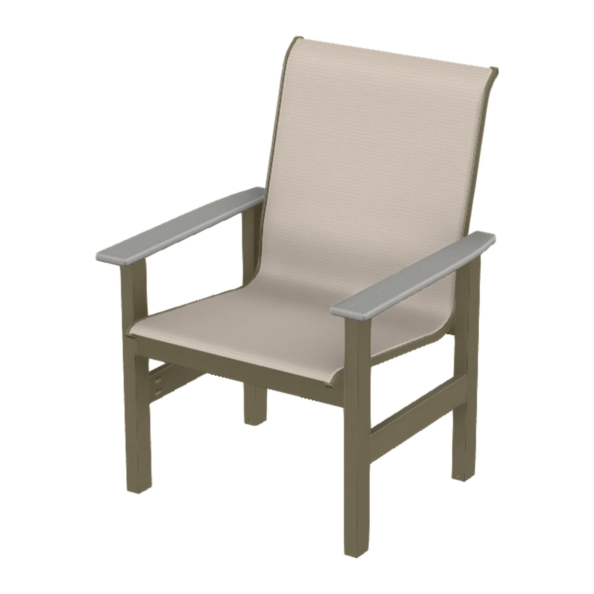 Leeward Sling Armchair — Beachwood MGP / Cape Grey Accents