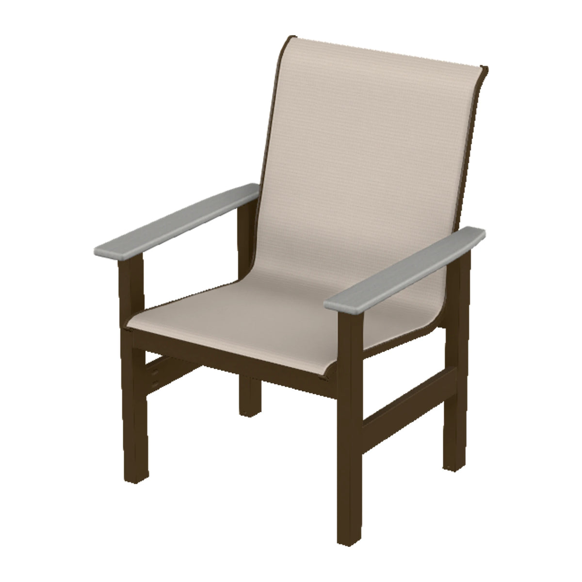 Leeward Sling Armchair — Kona MGP / Cape Grey Accents