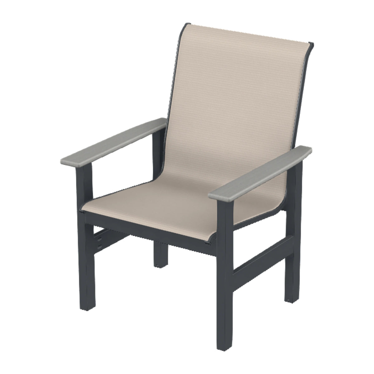 Leeward Sling Armchair — Classic Graphite MGP / Cape Grey Accents