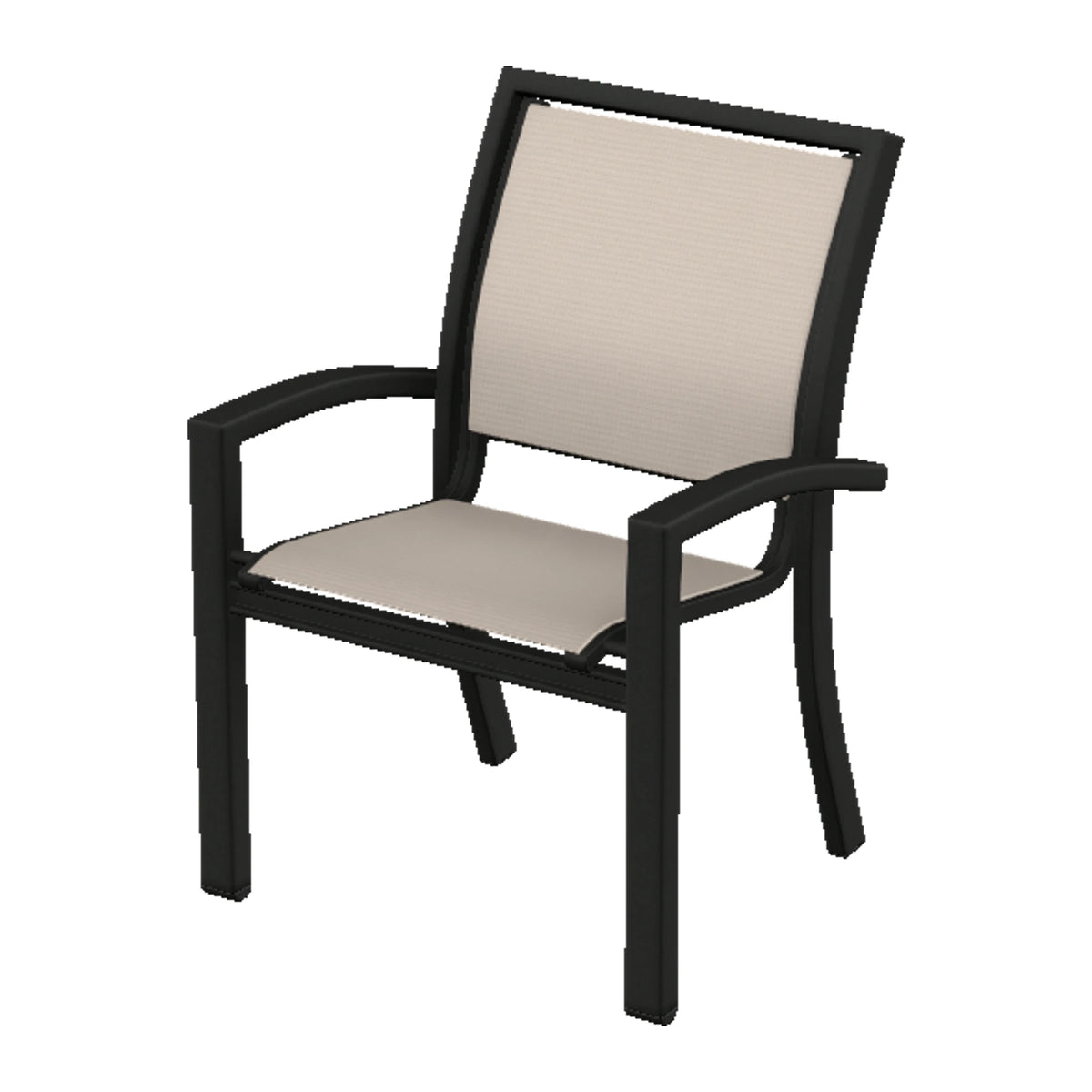 Kendall Sling Dining Chair — Black PC
