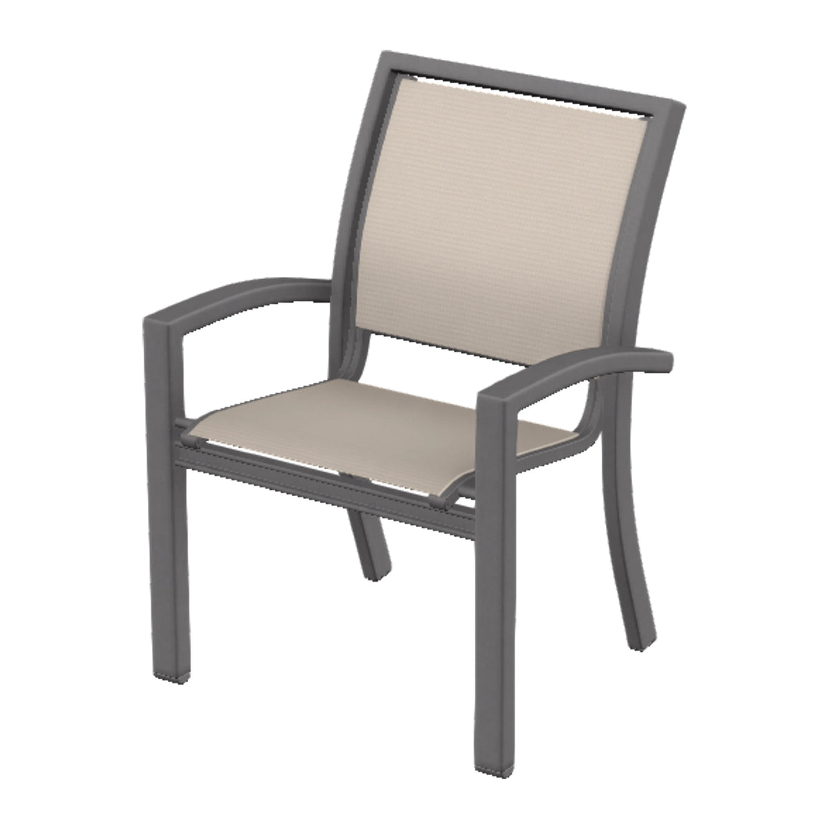 Kendall Sling Dining Chair — Graphite Txt PC