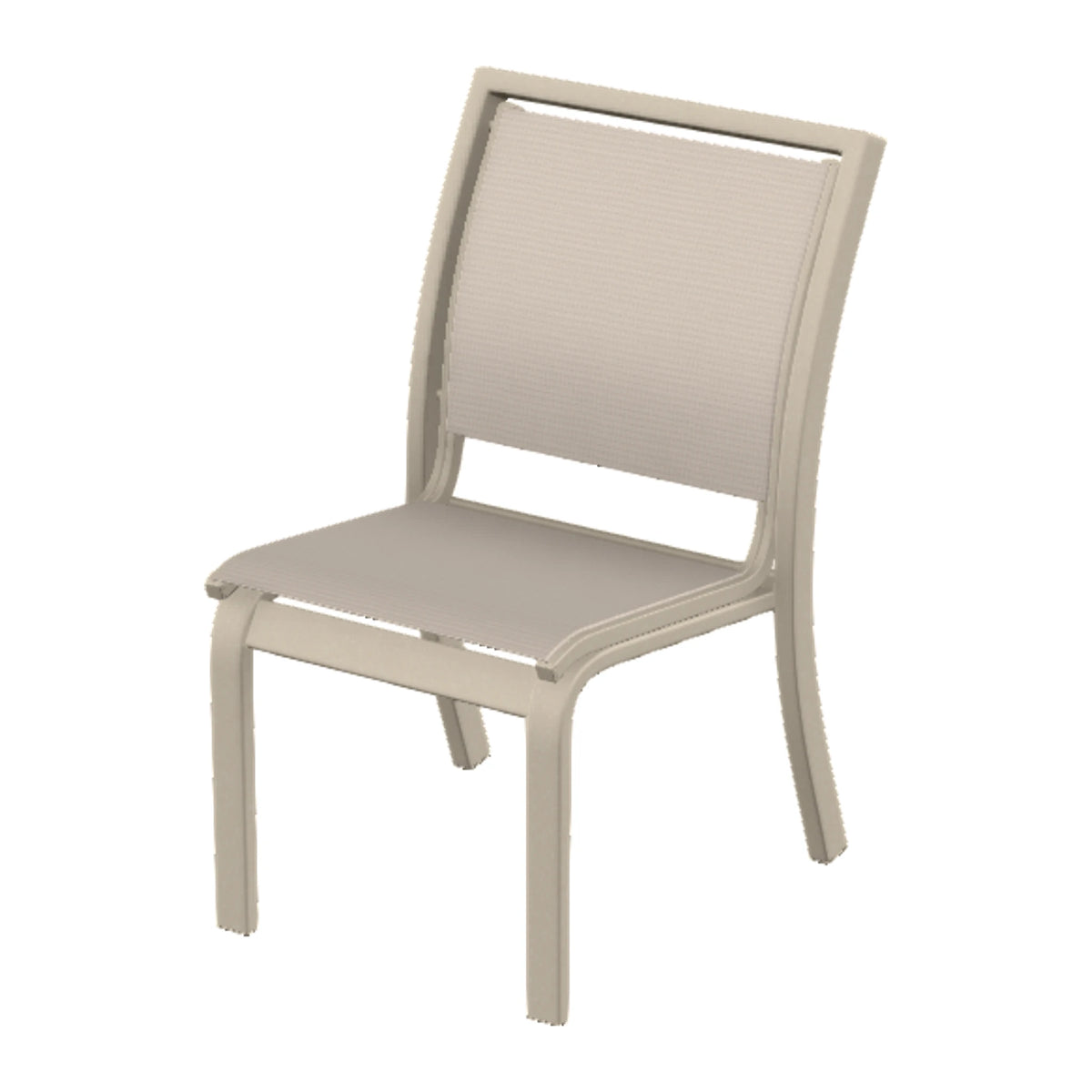 Bazza Sling Armless Dining Chair — Desert Sand PC