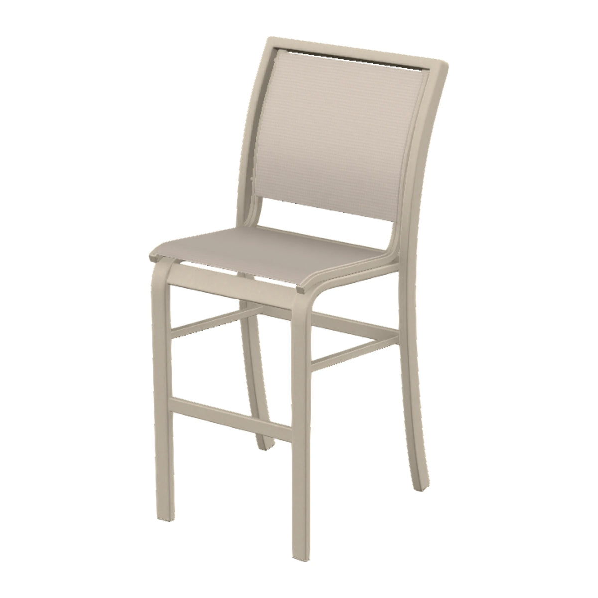 Kendall Sling Armless Bar Chair — Desert Sand PC