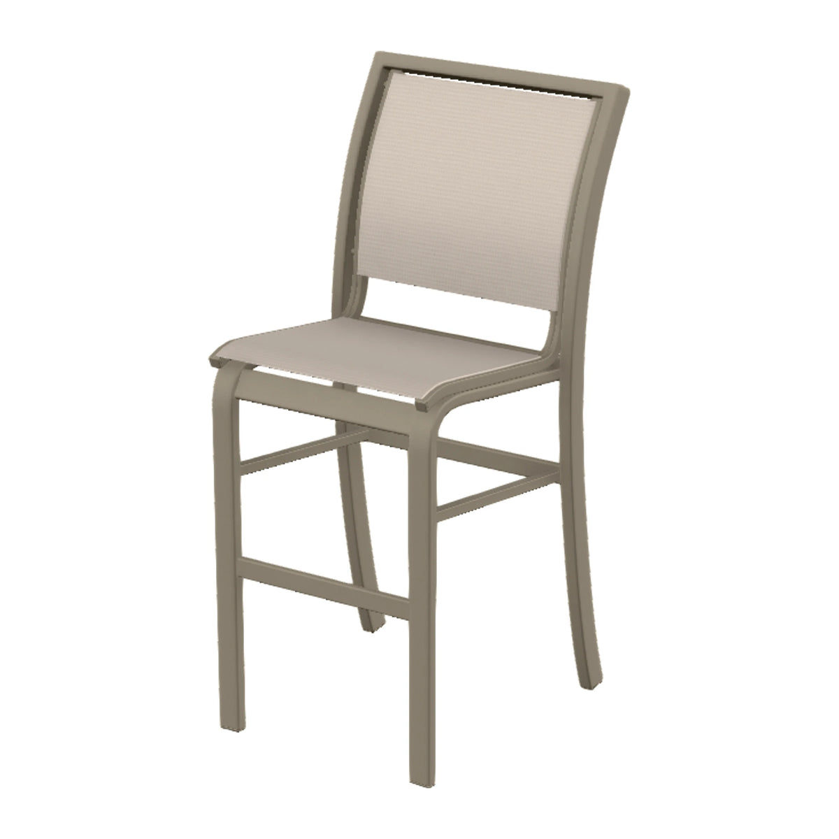 Kendall Sling Armless Bar Chair — Storm PC