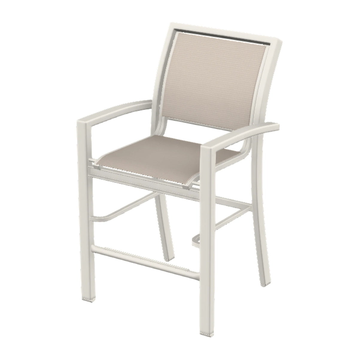 Kendall Sling Balcony Chair — Snow PC