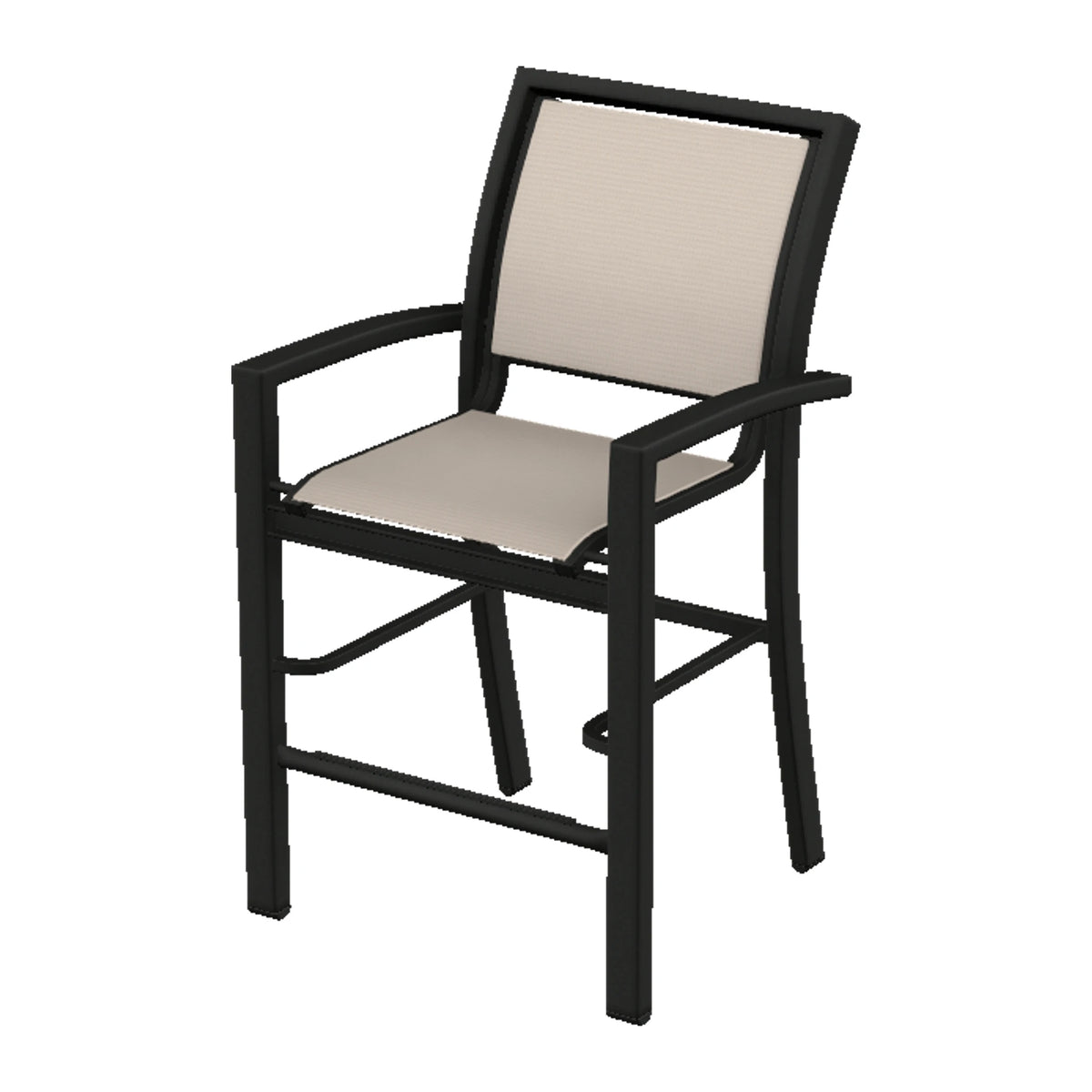 Kendall Sling Balcony Chair — Black PC